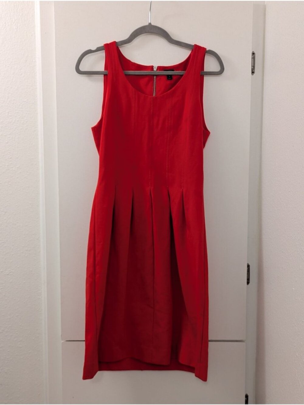 J.Crew Women's Red Sleeveless A-Line Dress Size 6